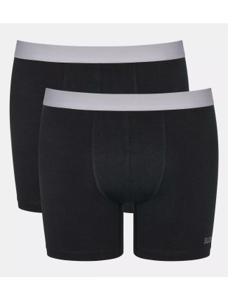 Pánské boxerky GO ABC 2.0 Short 2P - BLACK - černé 0004 - SLOGGI