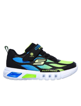 Boty Skechers S Lights: Flex-Glow-Dezlo JR 400016L-BBLM