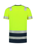 T-Shirt High Vis Bicolor tričko unisex fluorescenční žlutá