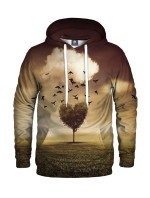 Aloha From Deer Tree Heart Hoodie H-K AFD036 Brown