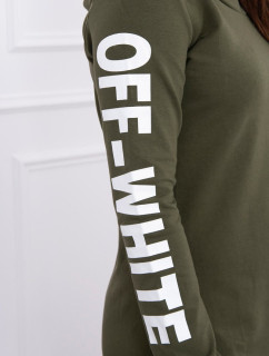 Off White khaki šaty