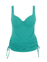 Swimwear Gingham Iris Balcony Tankini green gingham SW1744