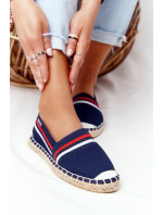 Espadrilles On A Braided Sole Big Star HH274483 Navy Blue