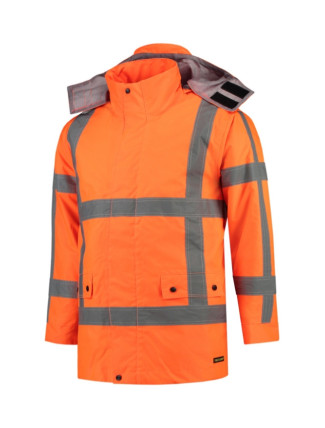 RWS Parka pracovní bunda unisex fluorescenční oranžová