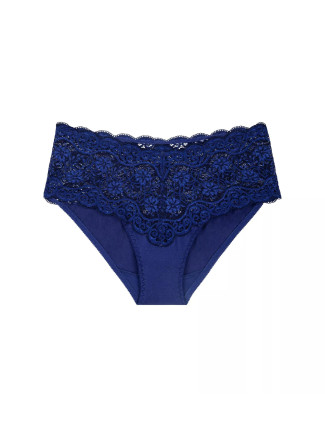 Dámské kalhotky Amourette 300 Maxi X - BLUE - modré 6722 - TRIUMPH