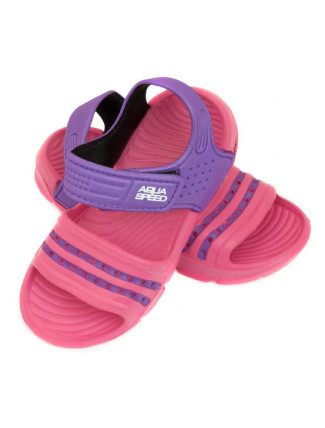 AQUA SPEED Bazénové pantofle Noli Pink/Purple