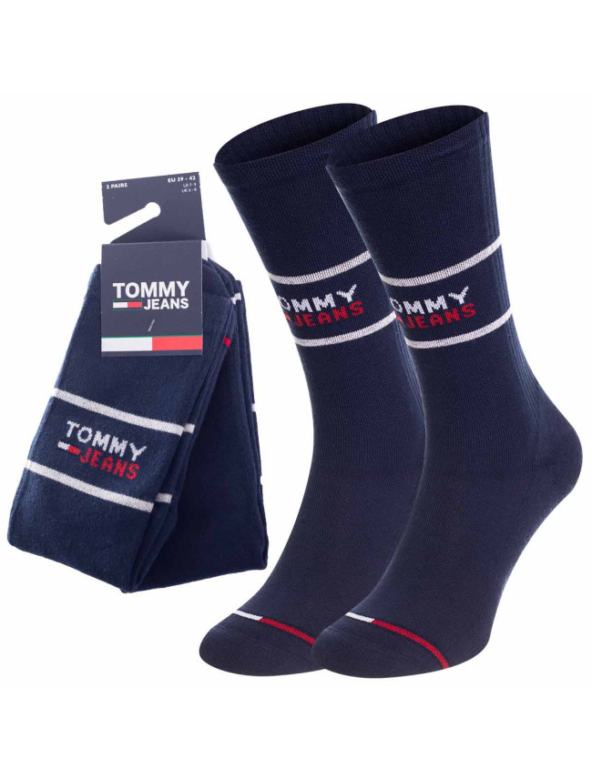 Ponožky Tommy Hilfiger Jeans 2Pack 701218704002 Navy Blue