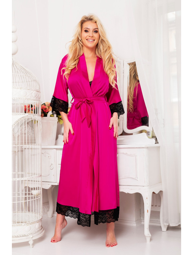 Kalimo Housecoat Sumatra Fuchsia