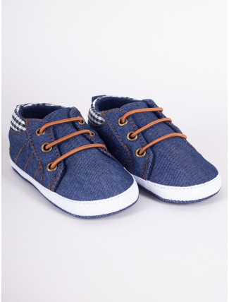 Yoclub Dětské chlapecké boty OBO-0206C-1800 Denim