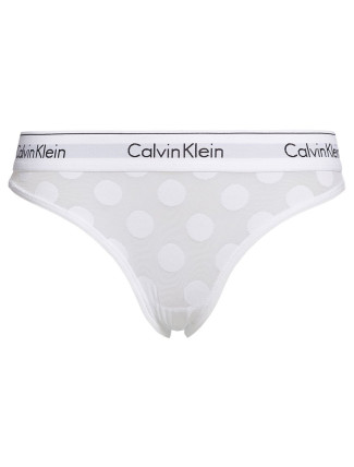 Kalhotky QF5850E-100 bílá - Calvin Klein