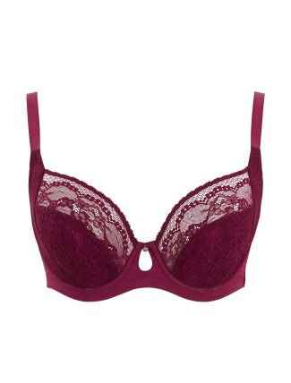 Podprsenka balkonetka Alexis 10471 Balconnet berry - Cleo