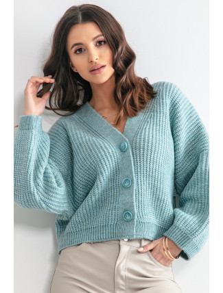 Fobya Cardigan F1158 Modrá