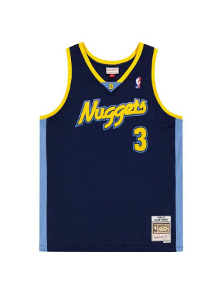 Mitchell & Ness Pánský dres NBA Denver Nuggets Allen Iverson SMJY4205-DNU06AIVASBL