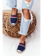 Espadrilles On A Braided Sole Big Star HH274483 Navy Blue