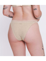 Dámská tanga GO Ribbed R Tanga C2P - GRAY - šedé M013 - SLOGGI