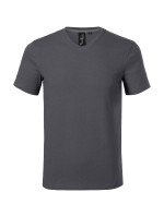 Action V-neck tričko pánské light anthracite