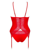 Dámský erotický korzet Diyosa corset red - OBSESSIVE