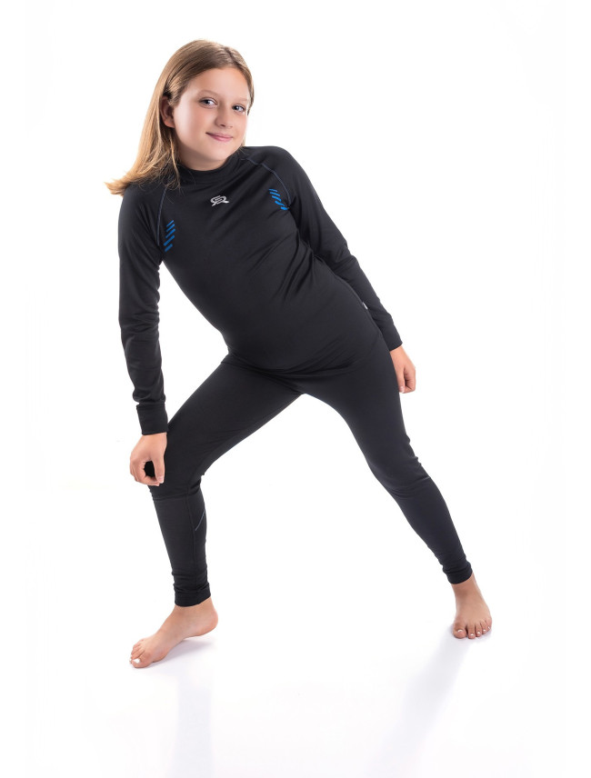 Dětské termoprádlo Rough Radical Edge Kids Black