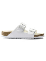 Birkenstock dámské/pánské žabky Birkenstock Arizona Birko-Flor Regular wide-foot for summer white (1019061)