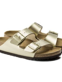 Dámské žabky Birkenstock Arizona Birko-Flor Gold regular wide (1016110)