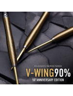 Šipky Harrows V-Wing 90% Steeltip 50th Anniversary Edition