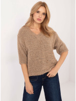 Jumper MI SW 1110.39P tmavě lila