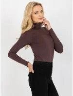 Halenka D15200W02527A tmavě hnědá