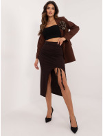 Skirt MI SD 20582 2.65 tmavě hnědá