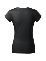 Fit V-neck tričko dámské ebony gray