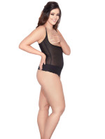 Stahovací body Glam string black - MITEX