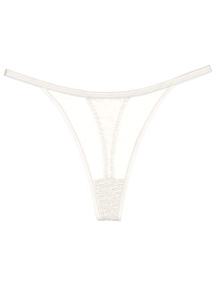 Dámská tanga Triumph Signature Sheer String - UNKNOWN - bílé 1595 - TRIUMPH