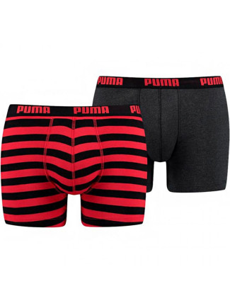 Pánské pruhované boxerky 1515 2P M 591015001 786 - Puma