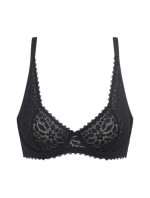 Dámská krajková podprsenka DIM DAILY DENTELLE UNDERWIRE BRA - DIM - černá