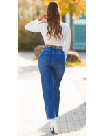 Sexy použitý vzhled Highwaist Jeans