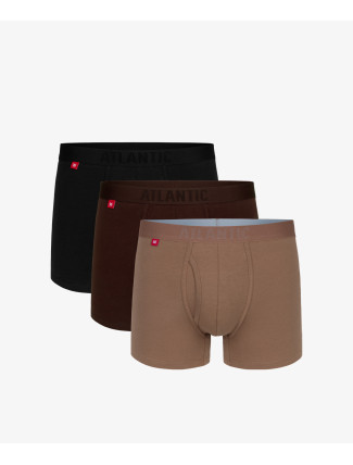 Pánské boxerky ATLANTIC 3Pack - vícebarevné