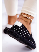 Dámské módní espadrilky Polka Dots Big Star - černé