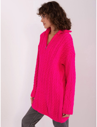 Jumper BA SW 0282.13P fluo růžová