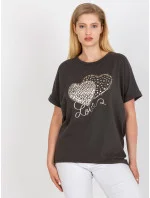 Tričko RV TS 7660.88P tmavá khaki