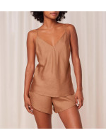 Dámské pyžamo Silky Sensuality J PSW 01 X - BROWN - sv. hnědé 6403 - TRIUMPH