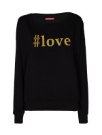 Kolorli Mikina #Love Black