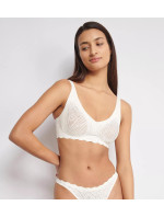 Dámská podprsenka ZERO Feel Bliss Soft bra - WHITE - ecru 00GZ - SLOGGI