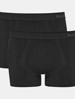 Pánské boxerky GO Smooth Short 2P - BLACK - černé 0004 - SLOGGI