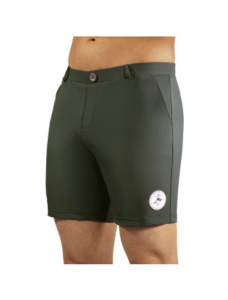 Pánské plavky Swimming shorts comfort7a khaki- Self