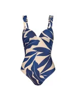 Dámské jednodílné plavky Summer Allure OWP 01 tmavě modré - Triumph