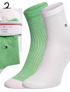 Ponožky Tommy Hilfiger 2Pack 701222646004 White/Green