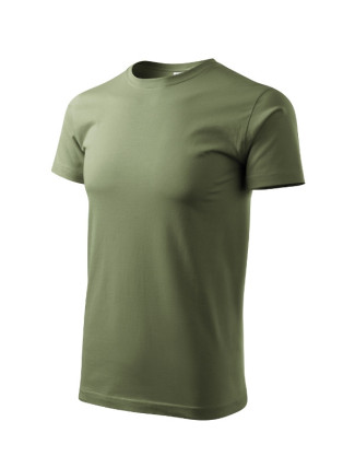 Heavy New tričko unisex khaki