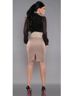 Sexy KouCla Highwaist Pencilskirt in leatherlook