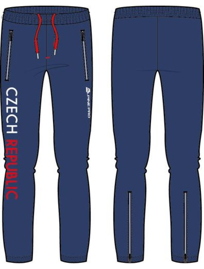 Pánské kalhoty ALPINE PRO ZABEN czech blue