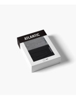 Pánské volné boxerky ATLANTIC 2Pack - černé/šedé