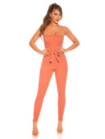 Sexy kombinéza Bandeau Ripp Jumpsuit